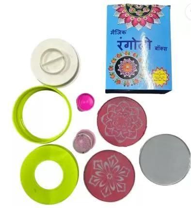 BD Rangoli Making Kit Includes Magic Tool