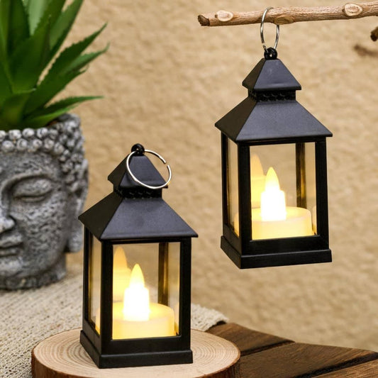 2 Pcs Hanging Decorative Lanterns